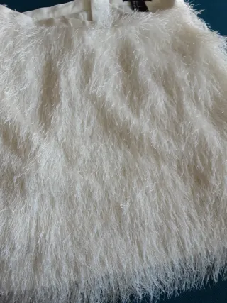 Falda fiesta H&M cruda talla 32