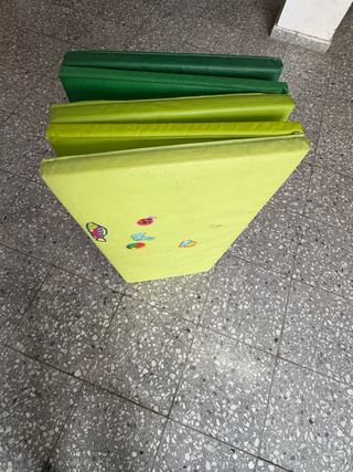 Colchoneta Ikea Verde y Lima