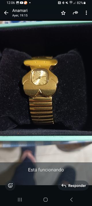 Reloj Tous Dorado