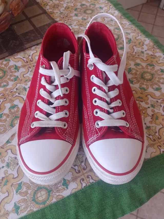 Sneakers donna rosse