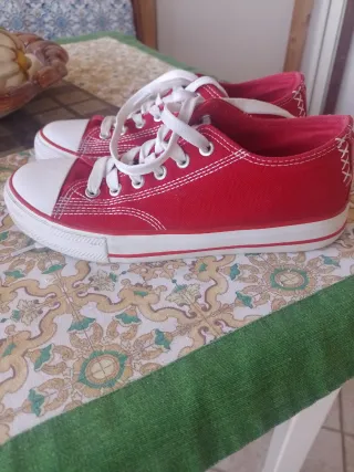 Sneakers donna rosse