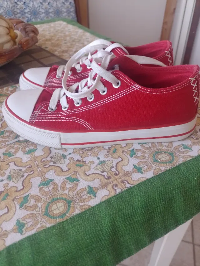 Sneakers donna rosse