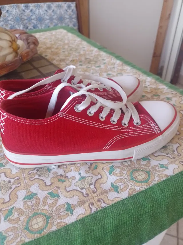 Sneakers donna rosse