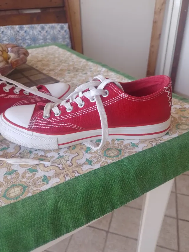 Sneakers donna rosse