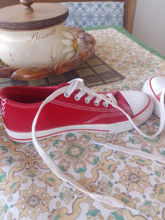 Sneakers donna rosse