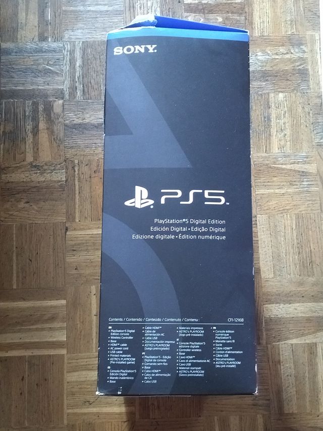 Caja PlayStation 5 Digital Edition (PS5)