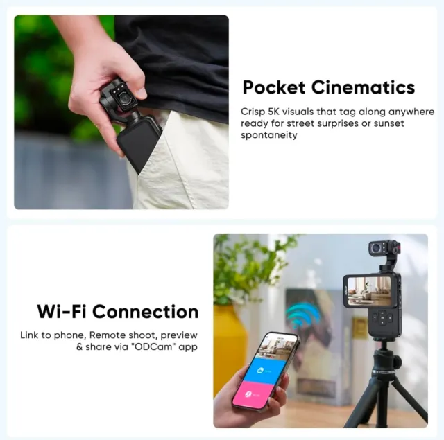 Cámara Gimbal Ordro M5 5K