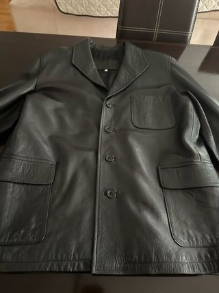 Chaqueta de Cuero Negra