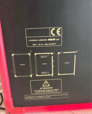 Lavagna luminosa Coca Cola