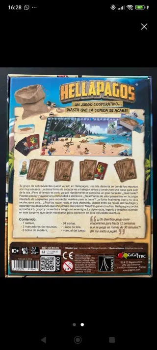 Juego de mesa Hellapagos