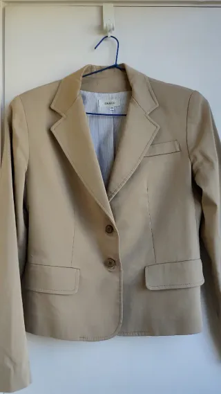 Chaqueta ISA & CO beige mujer Talla S