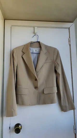 Chaqueta ISA & CO beige mujer Talla S