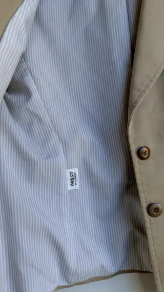 Chaqueta ISA & CO beige mujer Talla S