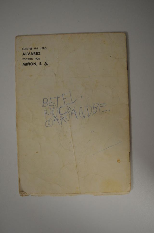 MI CARTILLA PRIMERA PARTE ALVAREZ EDUCACIÓN PASADO