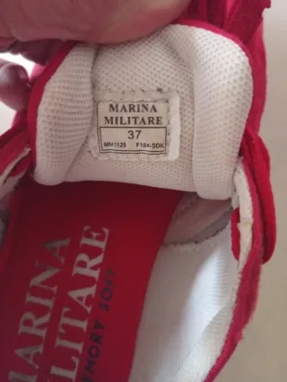 Scarpe Marina Militare donna rosse n 37
