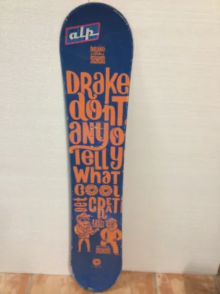 Tabla Snowboard Drake Naranja 1.28 m