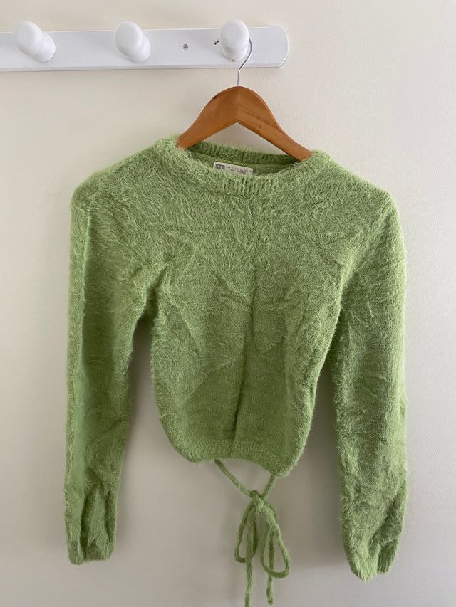 Jersey pelo verde espalda descubierta