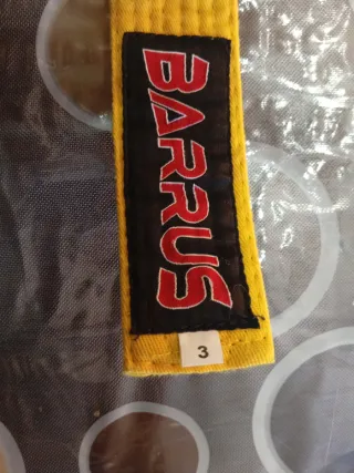 Set 3 cinture taekwondo: 2 arancioni, 1 bianca