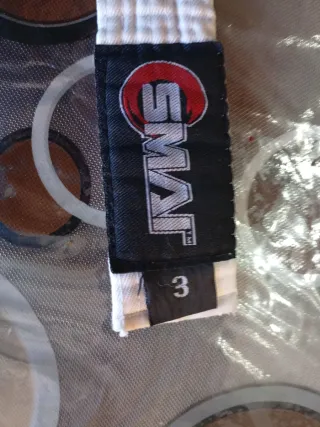 Set 3 cinture taekwondo: 2 arancioni, 1 bianca