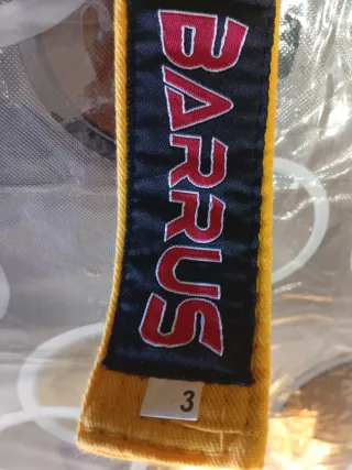 Set 3 cinture taekwondo: 2 arancioni, 1 bianca