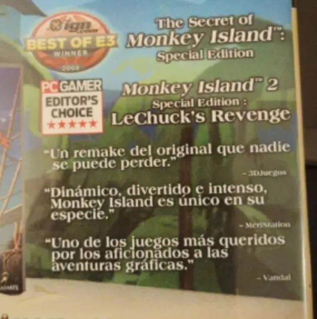 PC Juego Monkey Island Edición Especial Colección