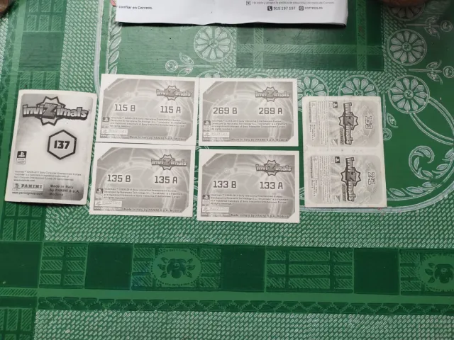 Cromos Invizimals Panini Antiguos