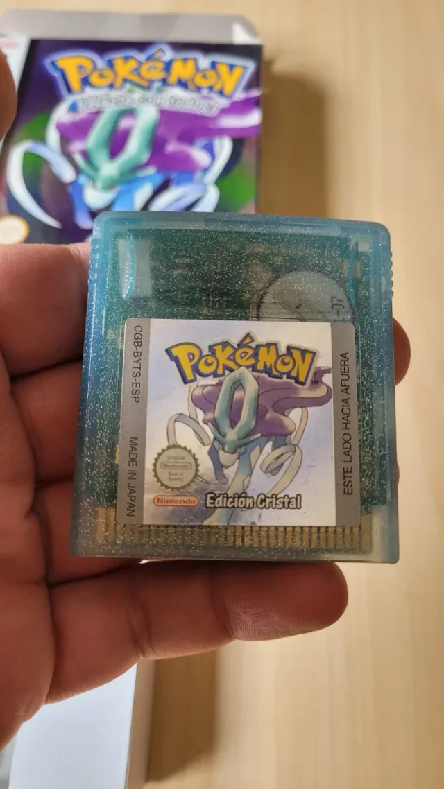 Pokémon Cristal Game Boy Color Edición Cristal