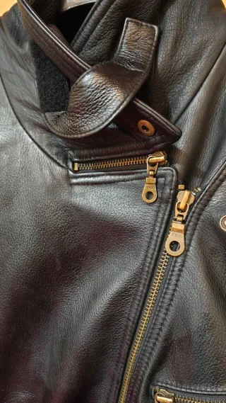 Chaqueta de cuero Held negra talla M Betty Boop