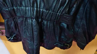 Chaqueta de cuero Held negra talla M Betty Boop