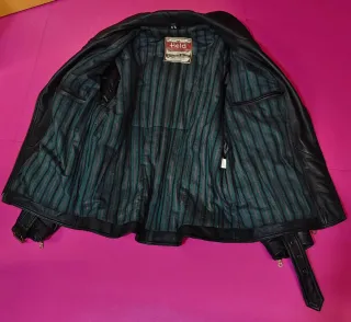 Chaqueta de cuero Held negra talla M Betty Boop