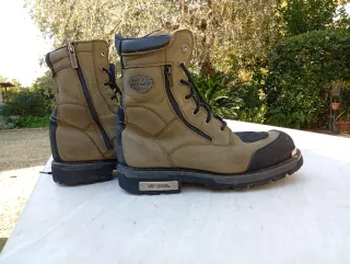 Stivali Moto Harley Davidson Pelle Nero/Verde