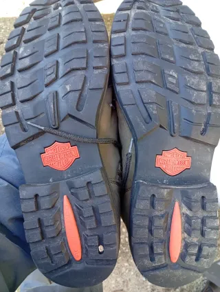 Stivali Moto Harley Davidson Pelle Nero/Verde