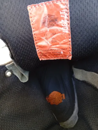 Stivali Moto Harley Davidson Pelle Nero/Verde