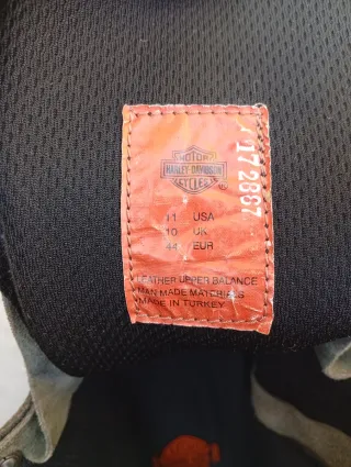 Stivali Moto Harley Davidson Pelle Nero/Verde