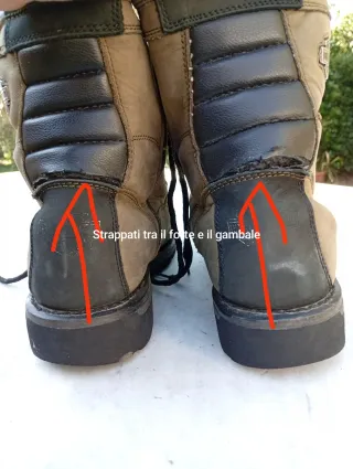 Stivali Moto Harley Davidson Pelle Nero/Verde