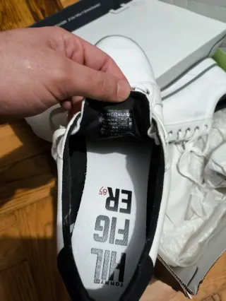 Sapatilhas Tommy Hilfiger Brancas Tamanho 42.