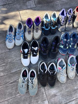 Lote de 17 pares zapatillas sneakers