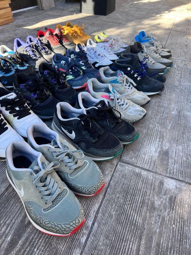 Lote de 17 pares zapatillas sneakers