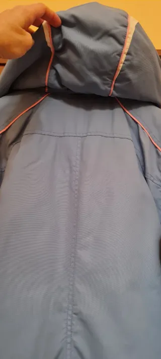 Giacca tecnica da neve/sci bianca e azzurra Choice