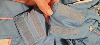 Giacca tecnica da neve/sci bianca e azzurra Choice