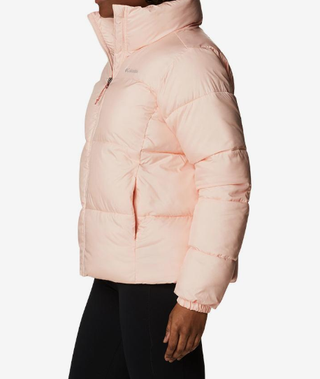 Chaqueta Columbia Puffect Mujer Rosa Claro