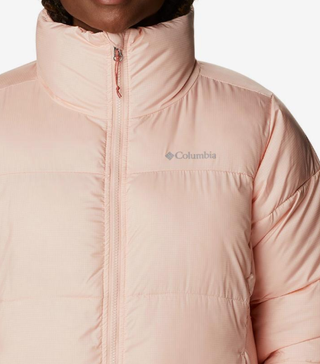 Chaqueta Columbia Puffect Mujer Rosa Claro