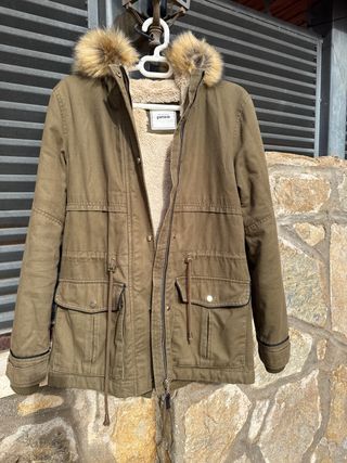 Parka de invierno mujer verde
