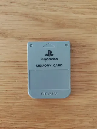 Scheda Memoria PlayStation Sony grigia