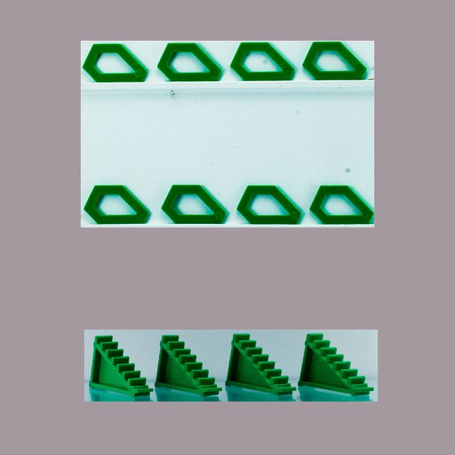 SCALEXTRIC-EXIN. LOTE CUÑAS y PLACAS PERALTE