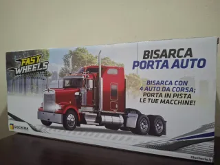 Bisarca porta auto anni 3+ con macchinine