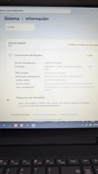 Portátil Lenovo Negro