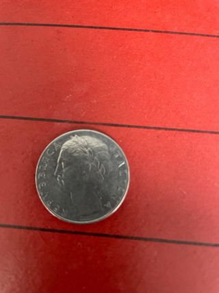 Moneda 100 Liras Italia 1965