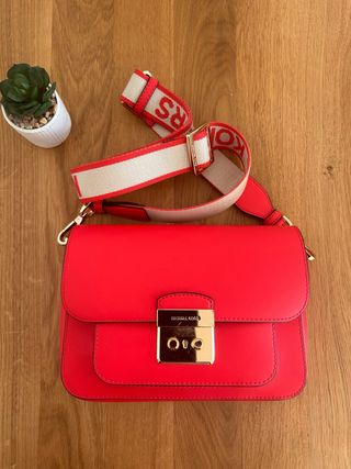 Bolso Michael Kors Rojo Dorado original