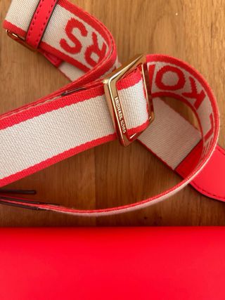Bolso Michael Kors Rojo Dorado original